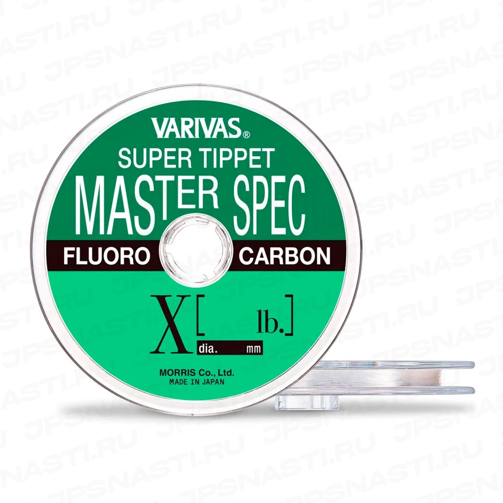Шок лидер флюорокарбоновый Varivas Super Tippet Master Spec Pro 6X, 3.7 Lb, 50 м