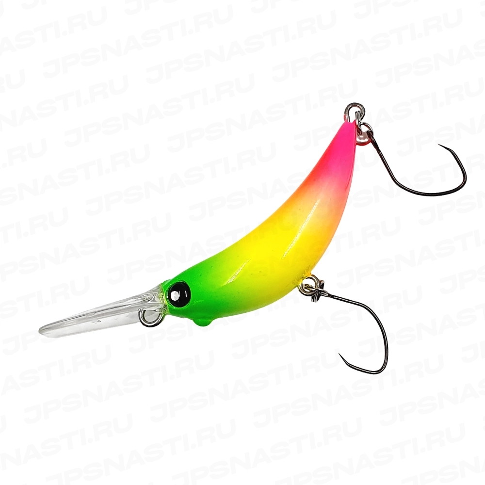 Воблер Mukai Up Ward Zanmu 35S, 3.2 г, #Green Chart Pink