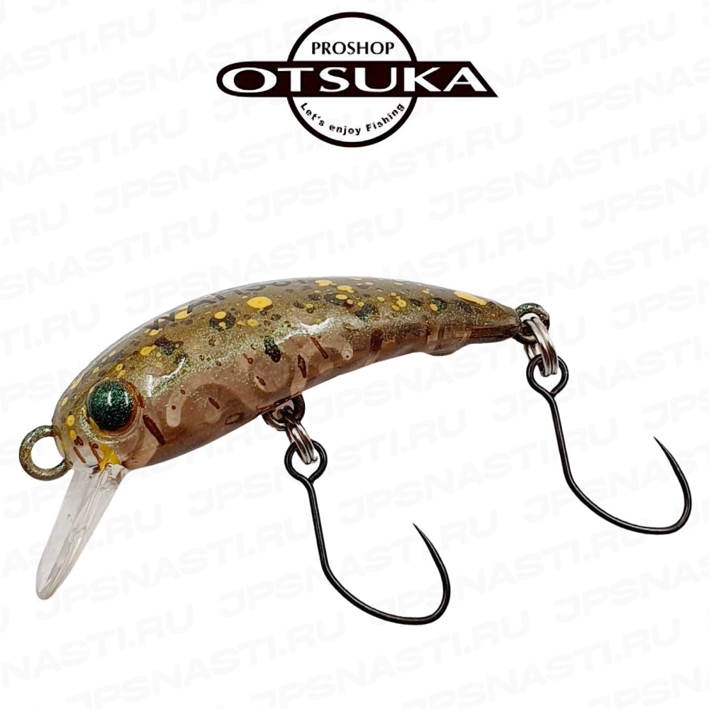 Воблер Lucky Craft Wah 33F, 1.7 г, #Trident GG (Otsuka Oricolor)