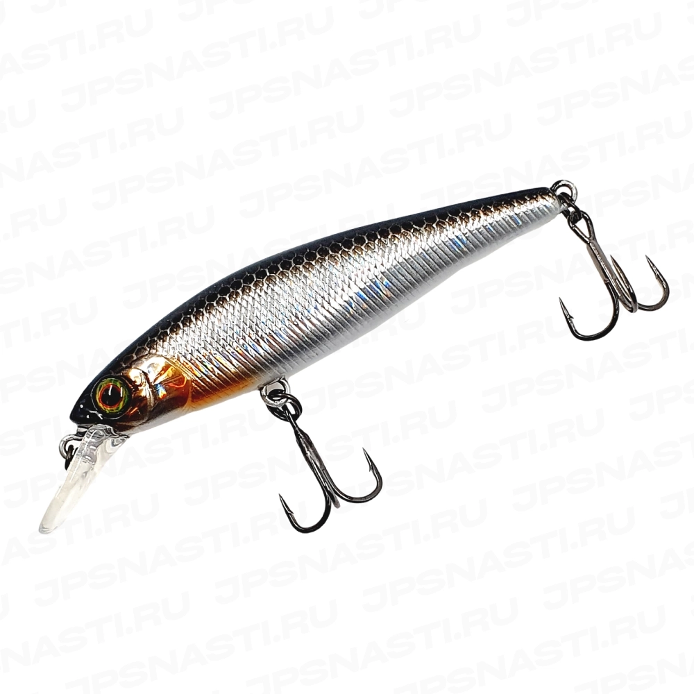 Воблер Jackall Squad Minnow 65, 5.8 г, hl silver black