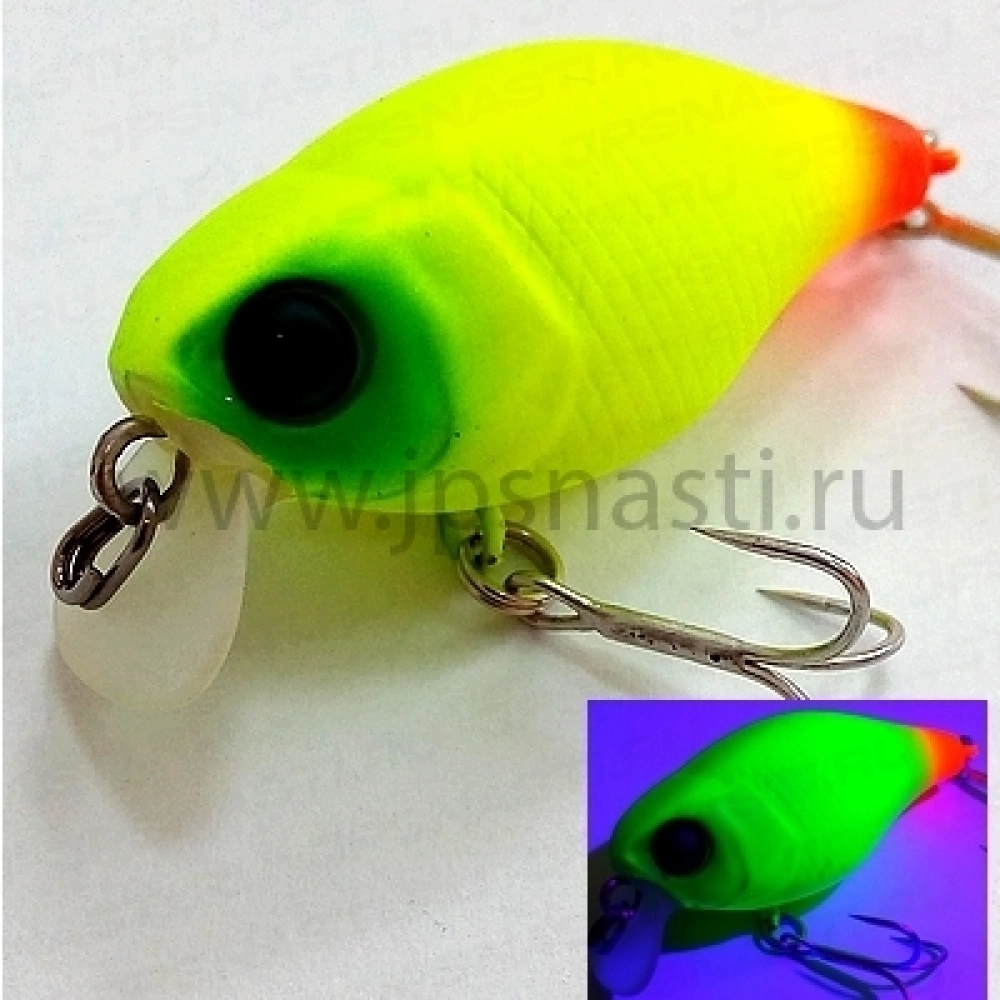 Воблер Jackall Chubby 38, 4 гр, chartreuse orange