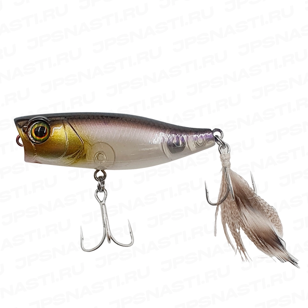 Воблер Jackall Chubby Popper 42, 3.3 г, ghost wakasagi