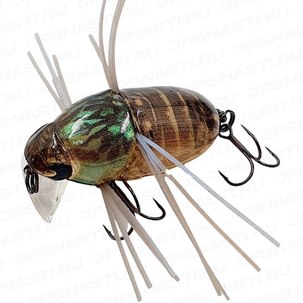 Воблер Jackall Chubby Bug 35, 3.7 г, #clear brown kogane