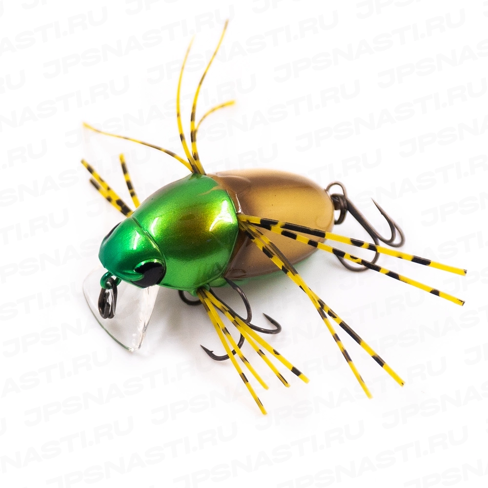 Воблер Jackall Chubby Bug 35, 3.7 г, #uv brown flower chafers