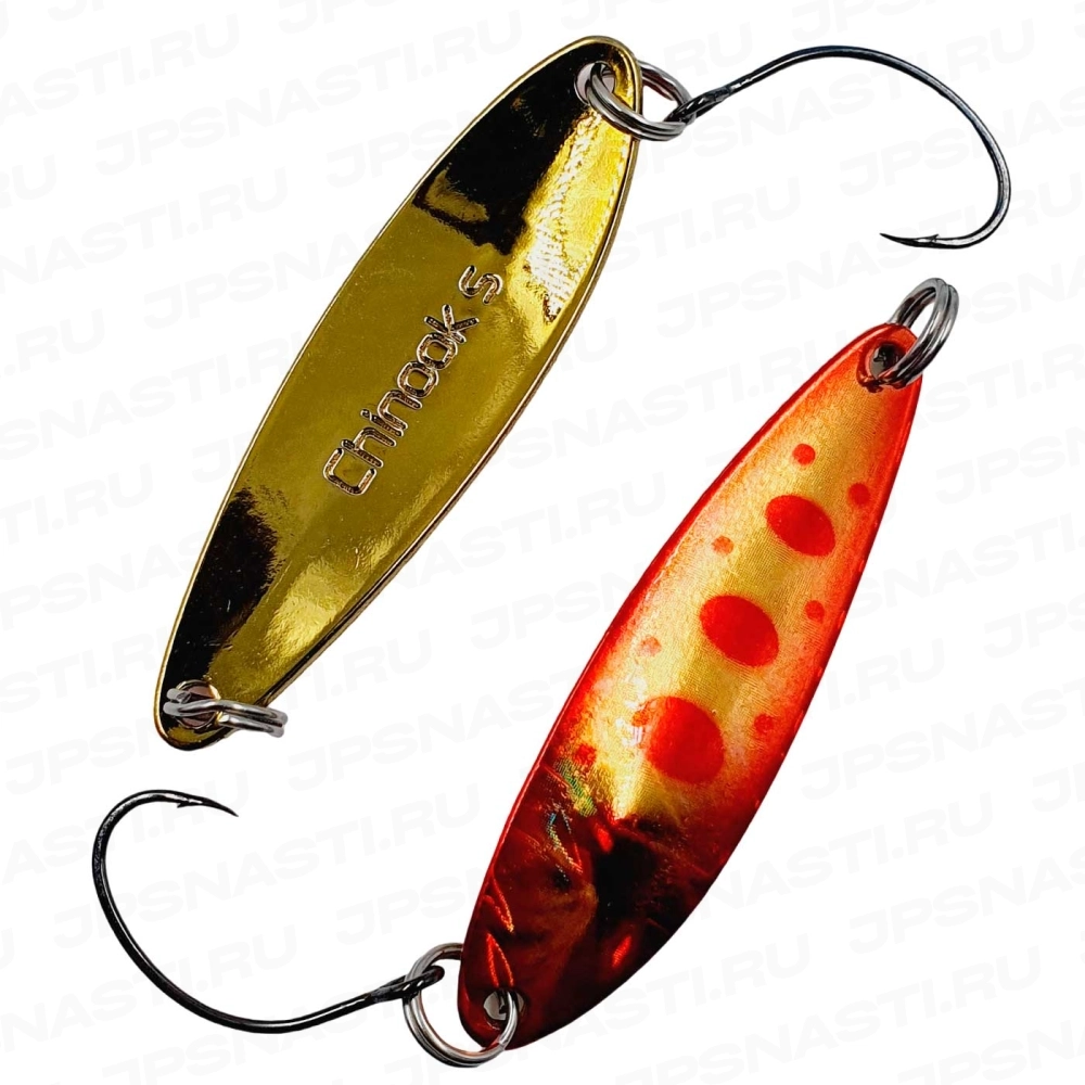 Колеблющаяся блесна Daiwa Laser Chinook S, 10 г, Red Gold Yamame