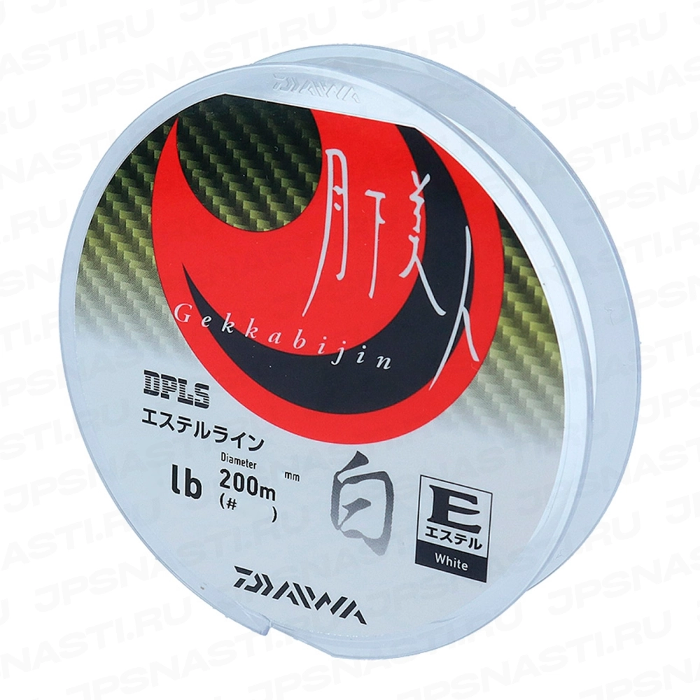 Эстер Daiwa Gekkabijin Type-E, #0.5, 2.5 lb, 200 м, haku white