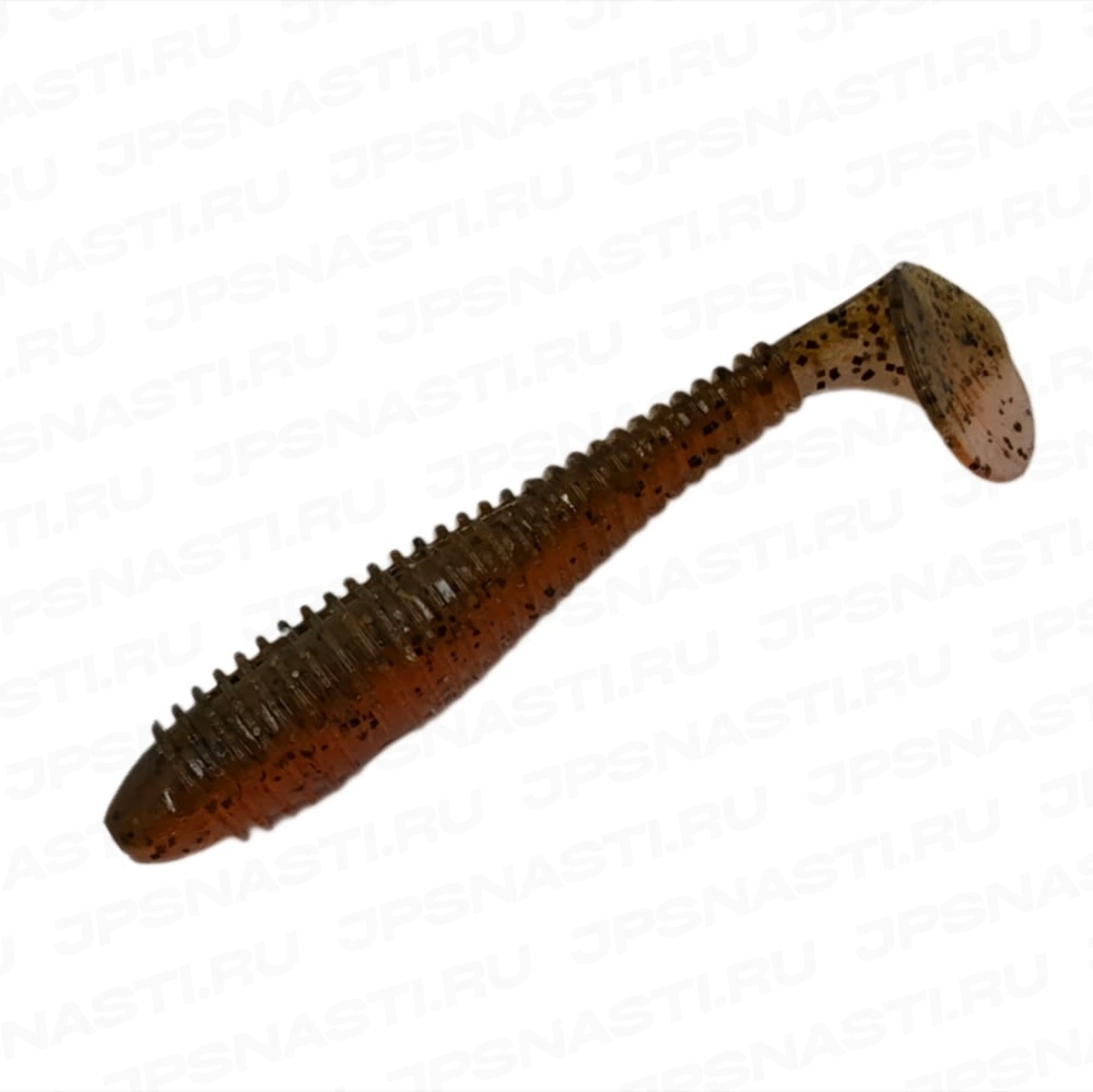 Силиконовые приманки Keitech Swing Impact FAT, 2.8 inch, #438 Green Pumpkin Fire