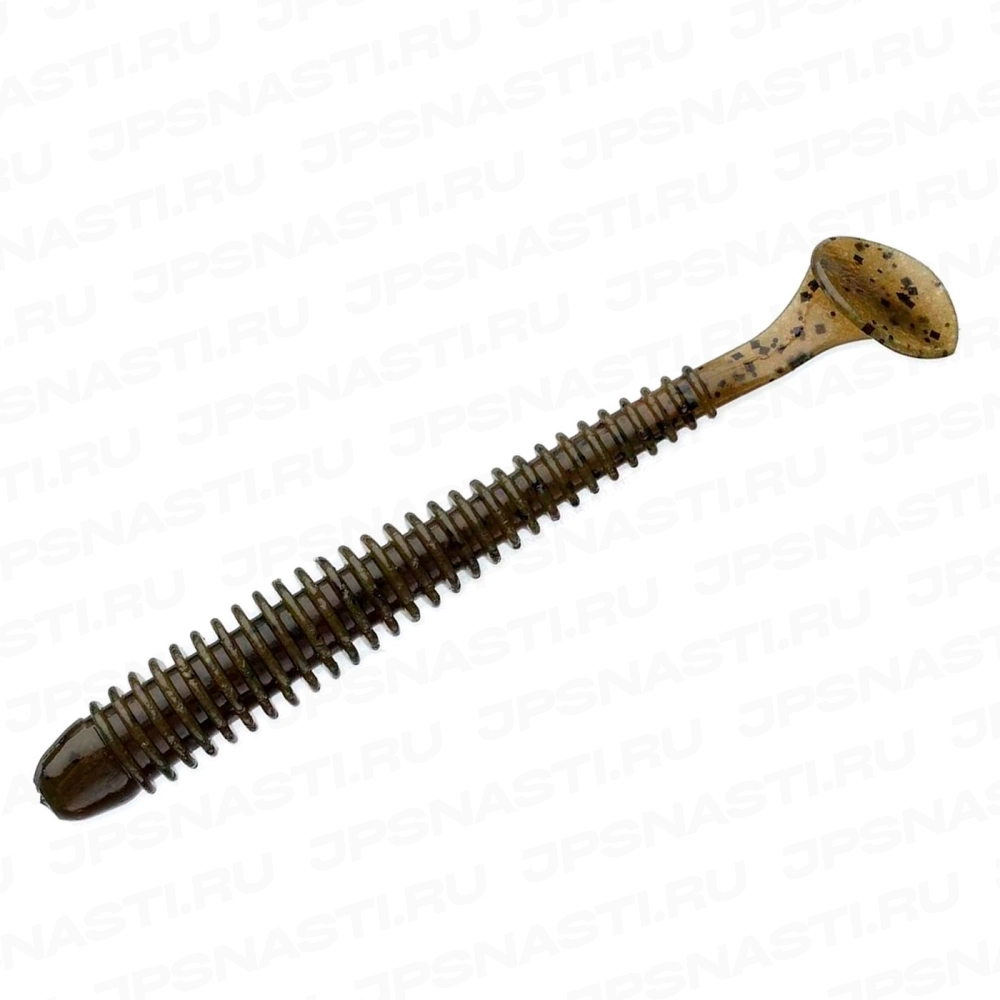 Силиконовые приманки Keitech Swing Impact, 2.5 inch, #101 Green Pumpkin PP.