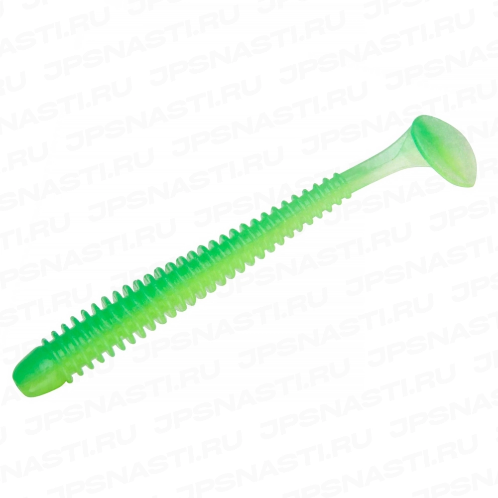 Силиконовые приманки Keitech Swing Impact, 3 inch, EA#11 Lime Chartreuse Glow