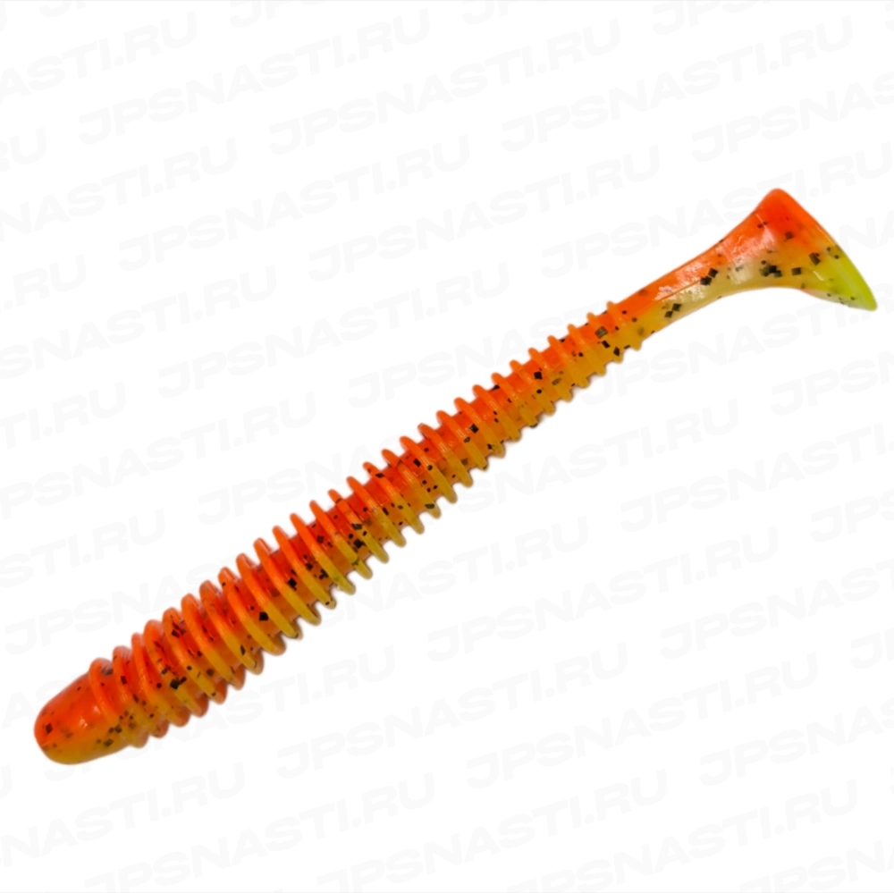 Силиконовые приманки Keitech Swing Impact, 4 inch, PAL #08 Spicy Mustard
