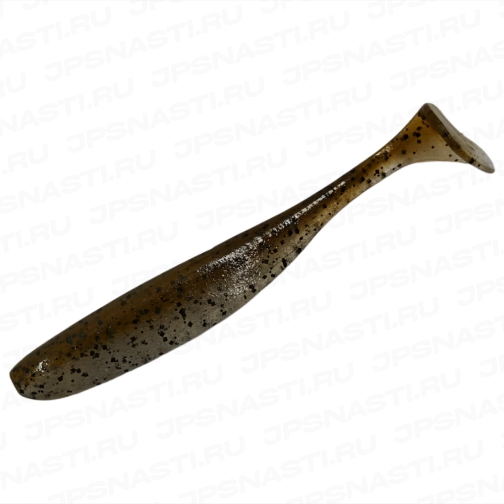 Силиконовые приманки Keitech Easy Shiner, 4.5 inch, #414 Green Pumpkin PP Shad