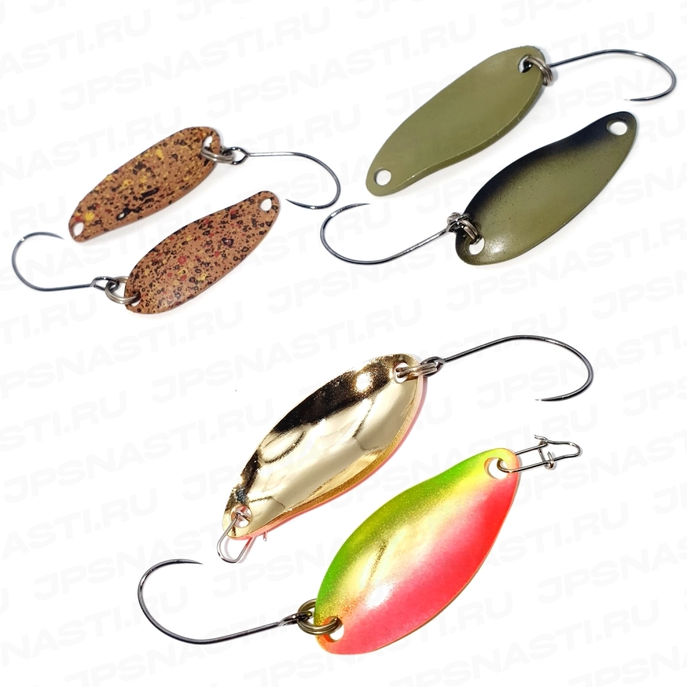 Набор колеблющихся блесен Angler`s Dream Bite Beginner's Luck Mix, Mix-2