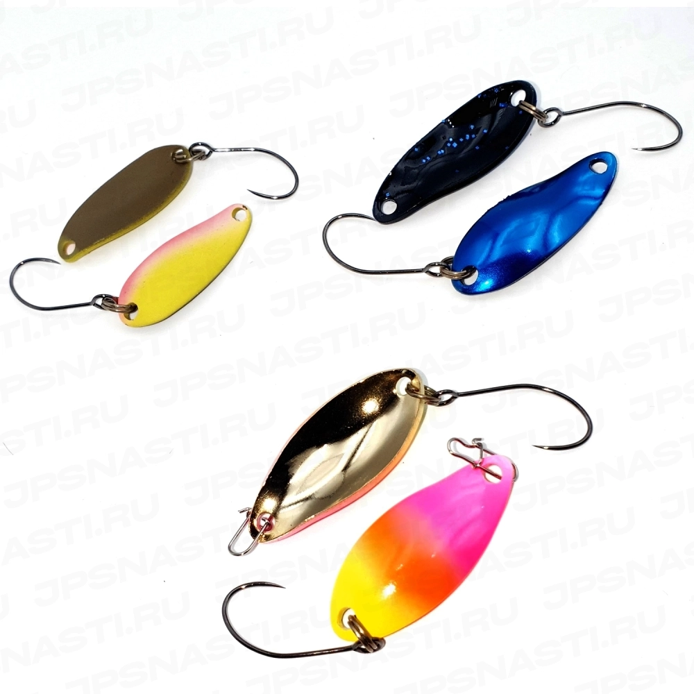 Набор колеблющихся блесен Angler`s Dream Bite Beginner's Luck Mix, Mix-7