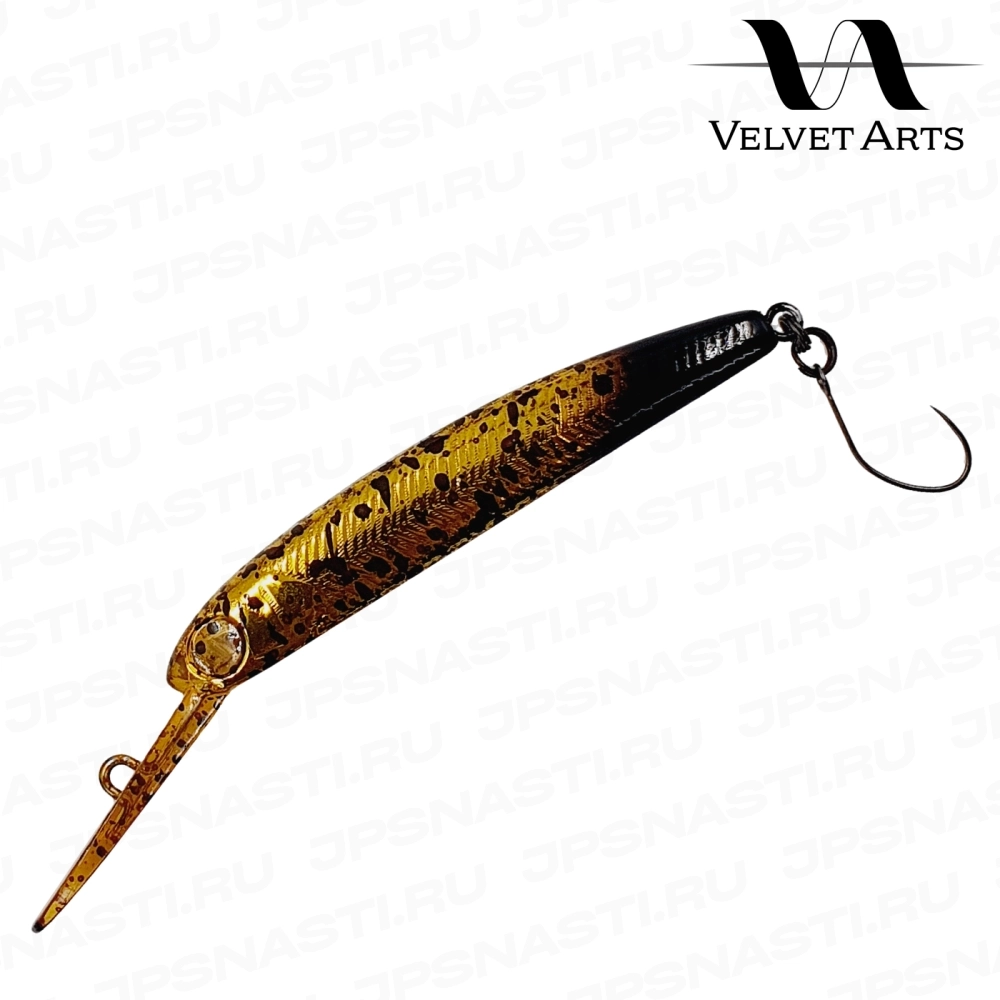 Воблер Velvet Arts x HMKL Zagger 50 HF, 1.3 г, #58 Rush Gold II