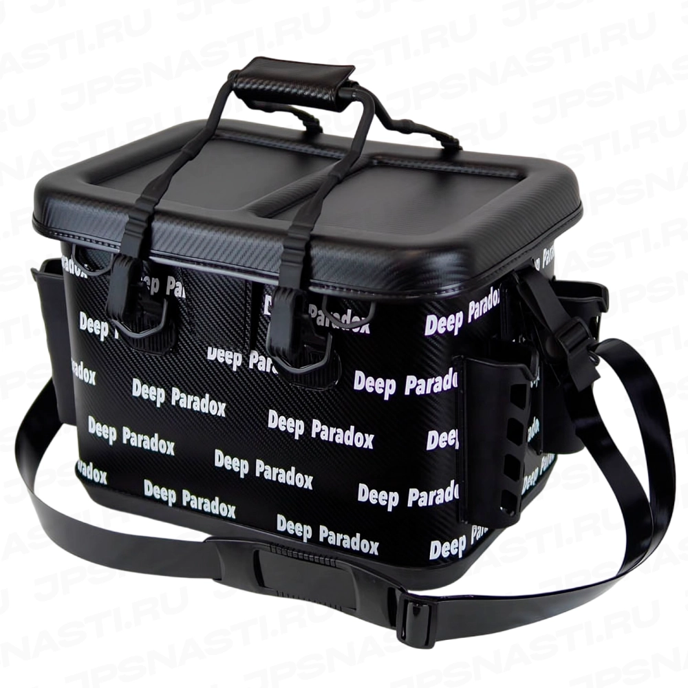 Сумка Rodio Craft x Deep Paradox RC Carbon Tackle Bag 40, 400x260x280 мм, black
