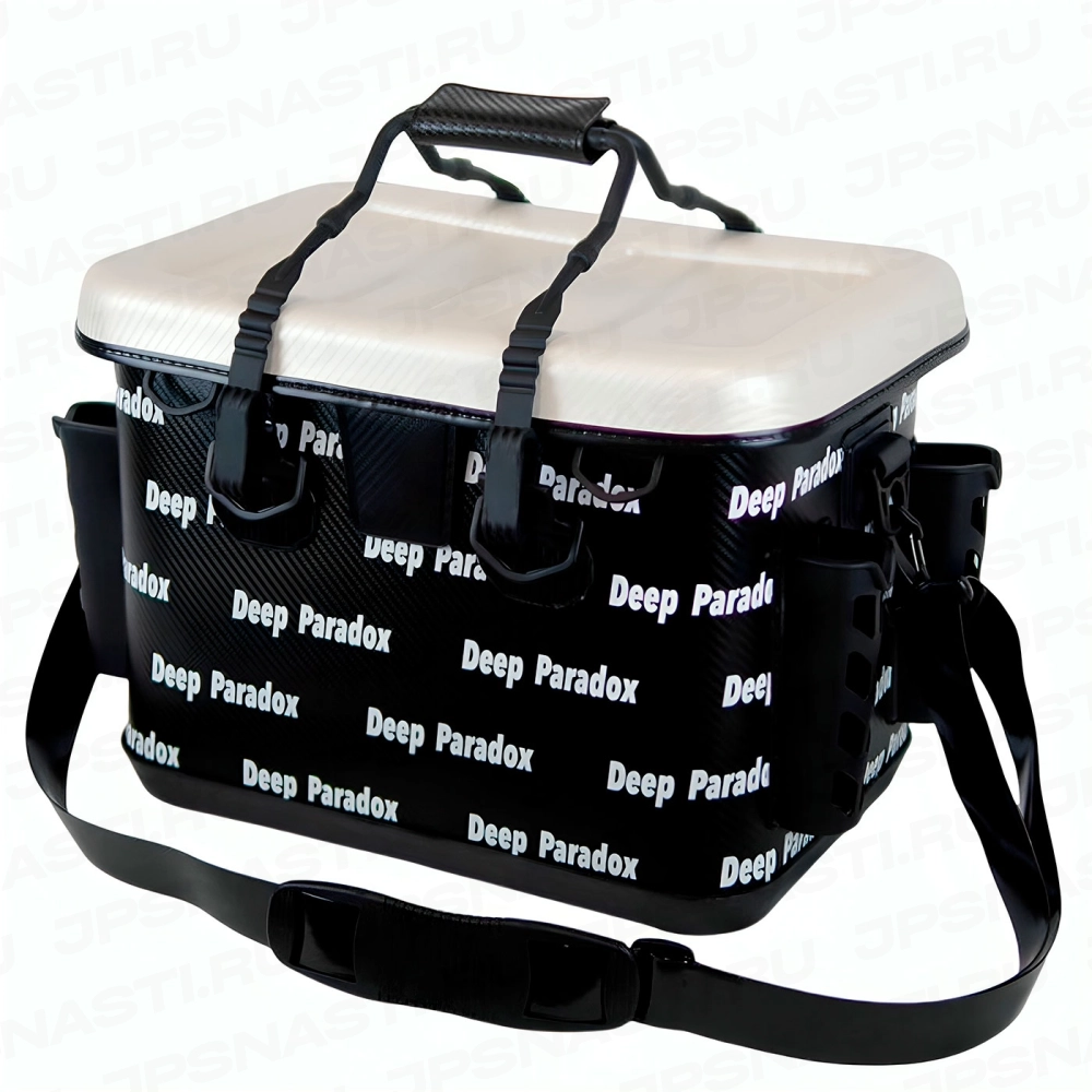 Сумка Rodio Craft x Deep Paradox RC Carbon Tackle Bag 40, 400x260x280 мм, white