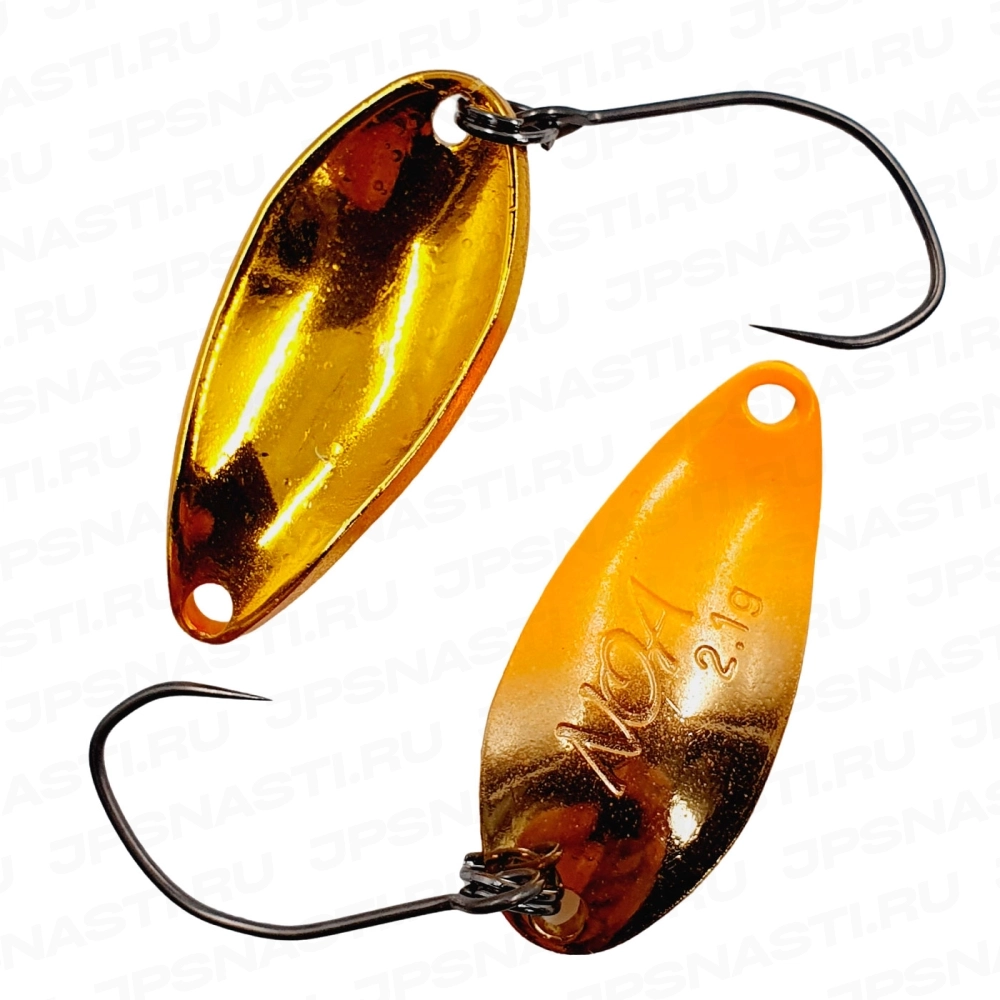 Колеблющаяся блесна Rodio Craft Noa, 2.1 г, #Bring Orange Gold (Japan Oricolor)
