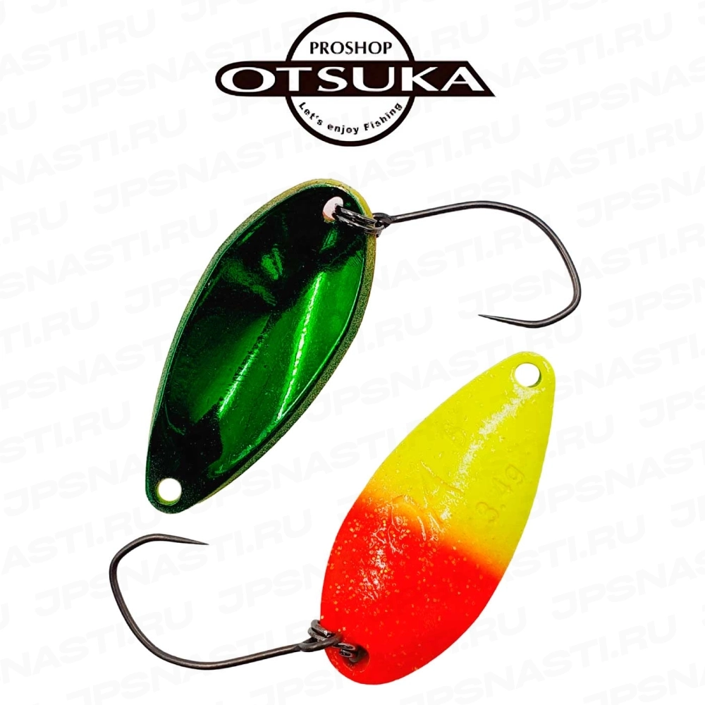 Колеблющаяся блесна Rodio Craft Noa-B, 3.4 г, #F.S01 Glow SP Back (Otsuka Oricolor)