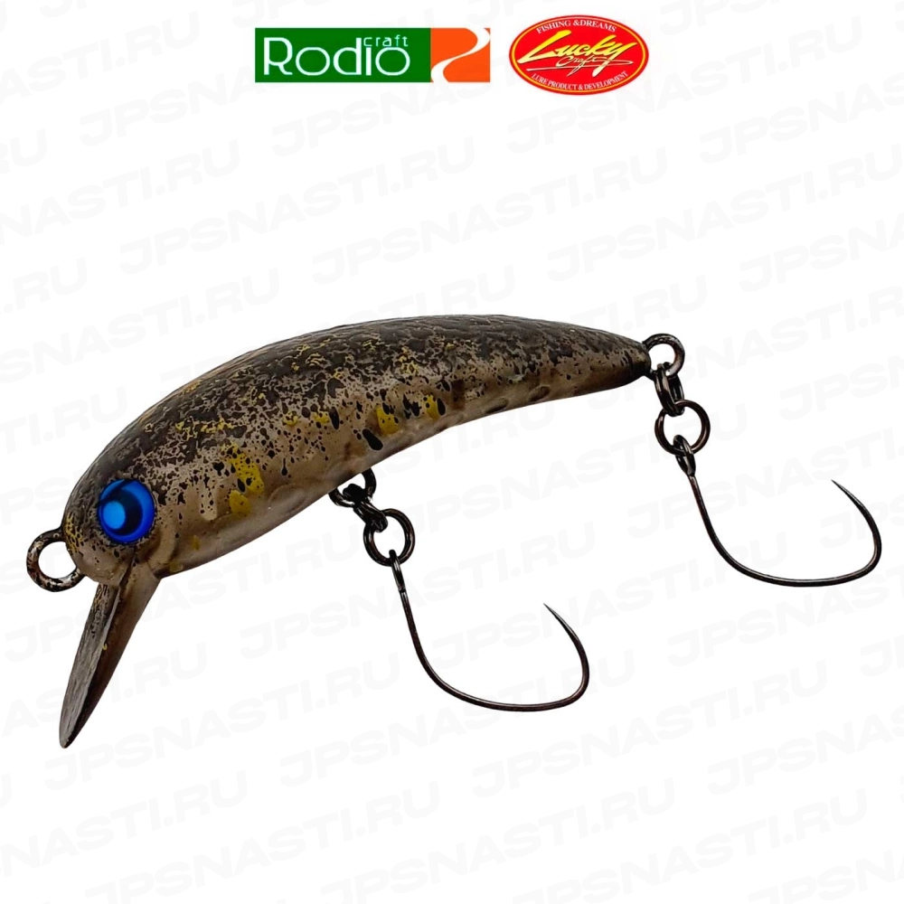 Воблер Lucky Craft x Rodio Craft Wah 37HF, 2 г, #23 Focus Olive