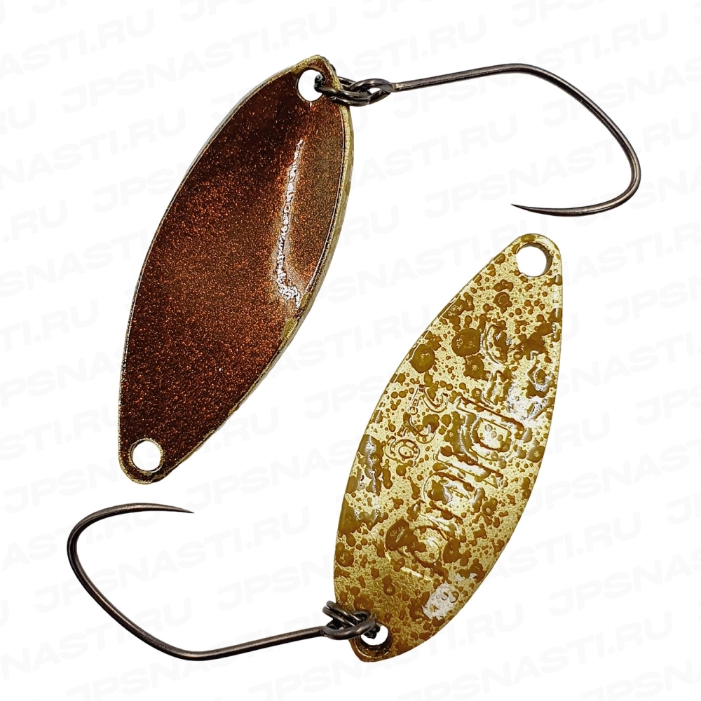 Колеблющаяся блесна ROB S-Plug, 2.2 г, 09 Destruction Brown