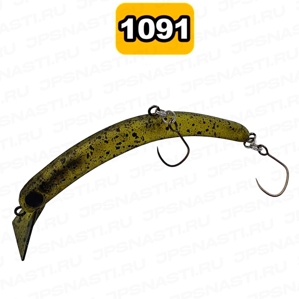 Воблер 1089 Koubou SakasanYoro Slim 60FS, 3.3 г, #Watermelon (1091 Oricolor)