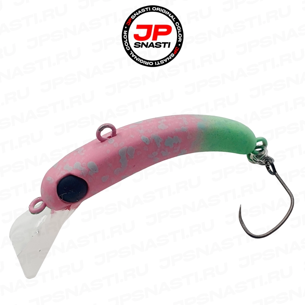 Воблер 1089 Koubou SakasanYoro Slim 35FS, 2.1 г, #RU107 Green Glow (Jpsnasti Oricolor)