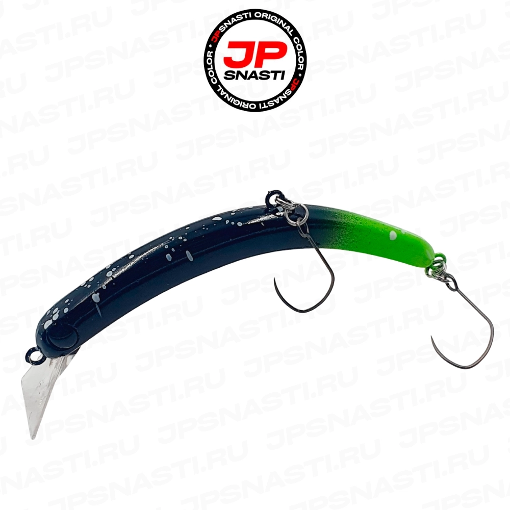 Воблер 1089 Koubou SakasanYoro Slim 60FS, 3.5 г, #RU202 Green Glow (Jpsnasti Oricolor)