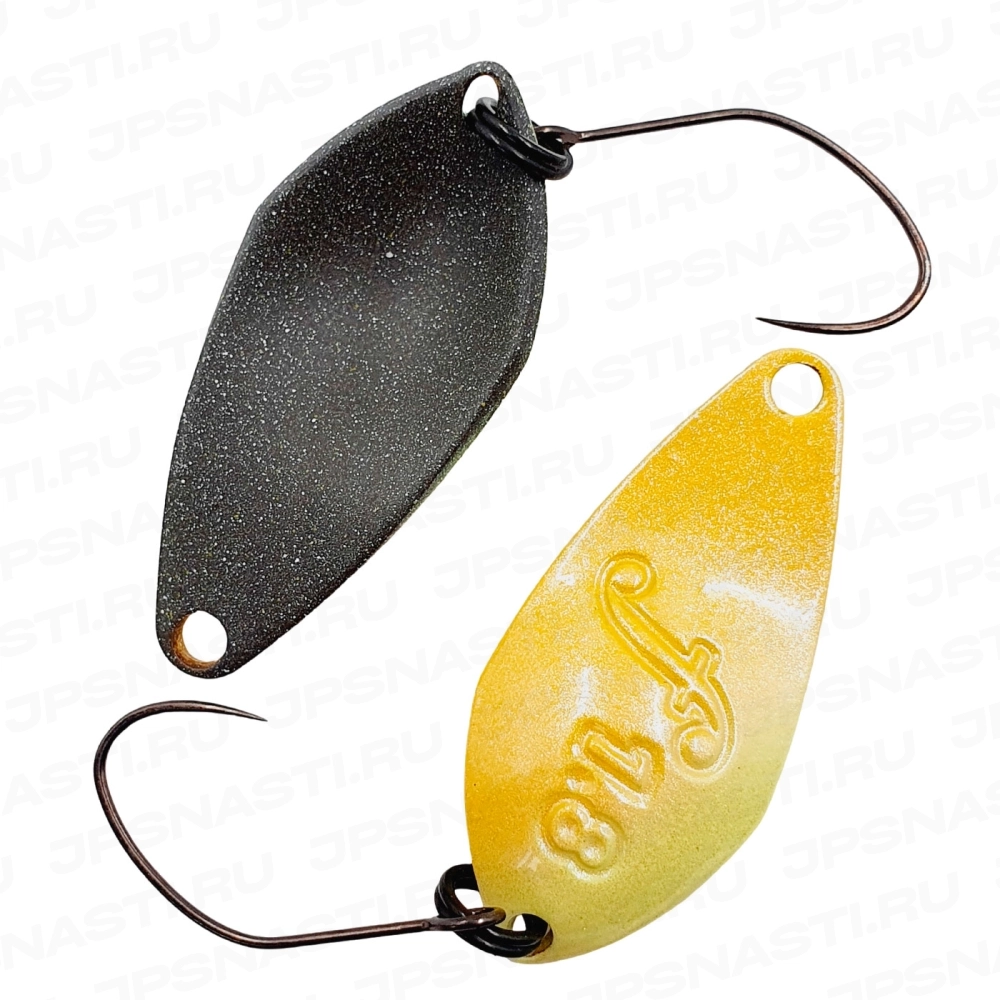 Колеблющаяся блесна Velvet Arts Forte, 1.8 г, #11 Pearl Yellow / Brown