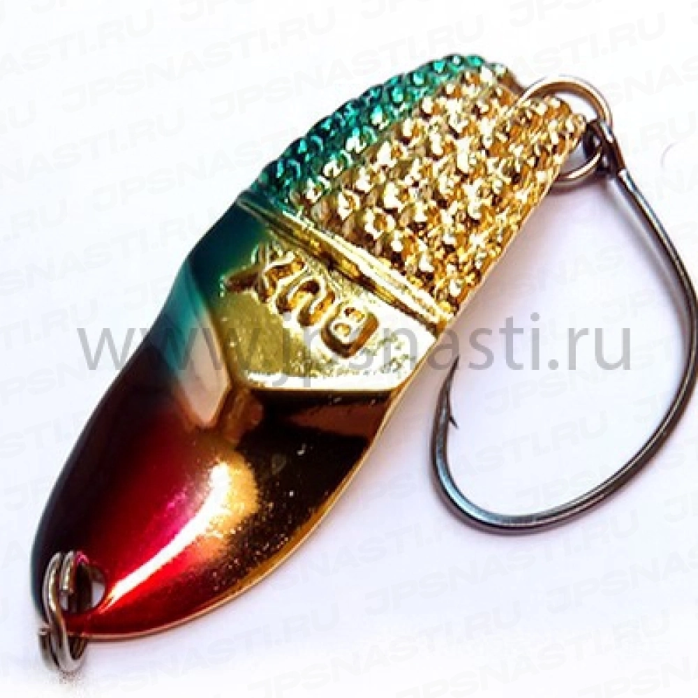Колеблющаяся блесна Angler`z System Northern Bux, 18 гр, Gold FS