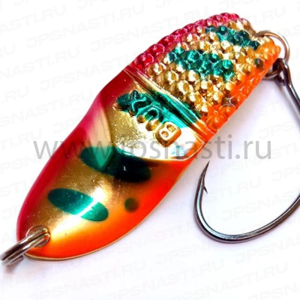 Колеблющаяся блесна Angler`z System Northern Bux, 18 гр, Gold PL