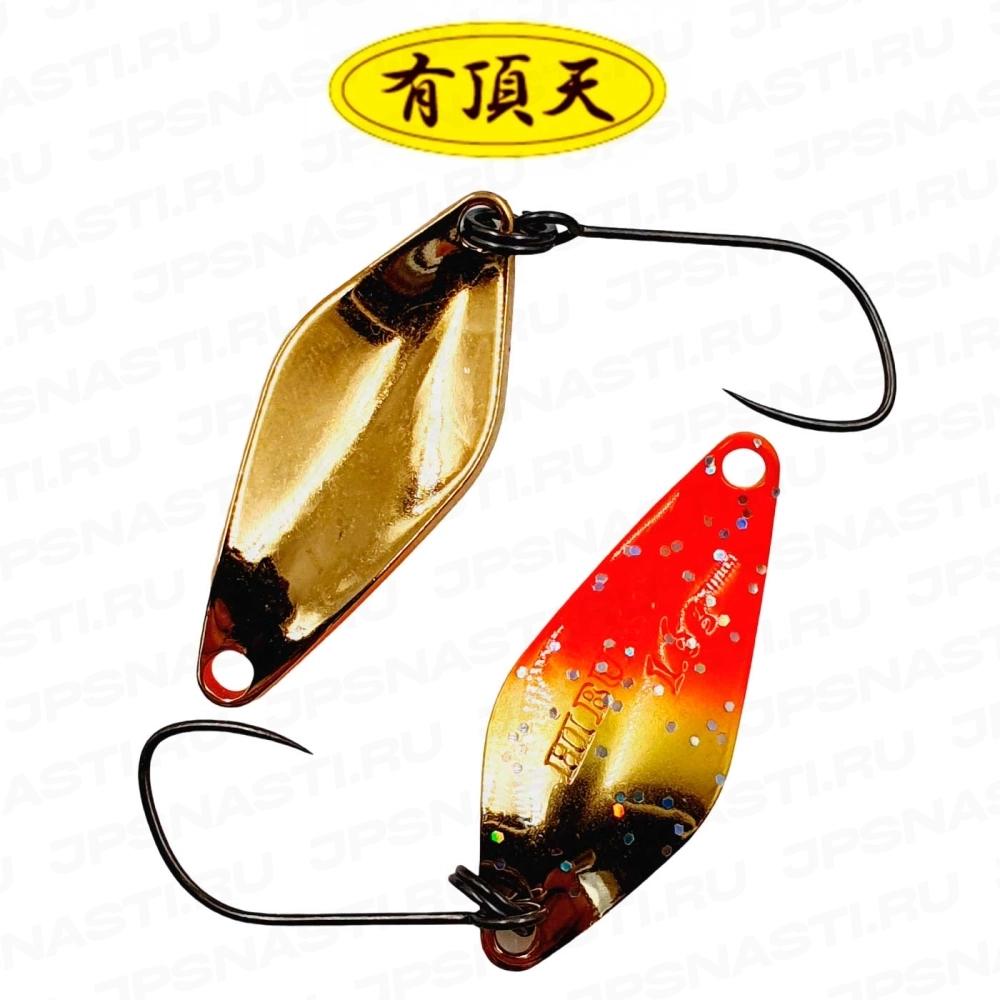 Колеблющаяся блесна ValkeIn Hi Burst, 1.6 гр, #Ikekei Gold (Uchoten Oricolor)