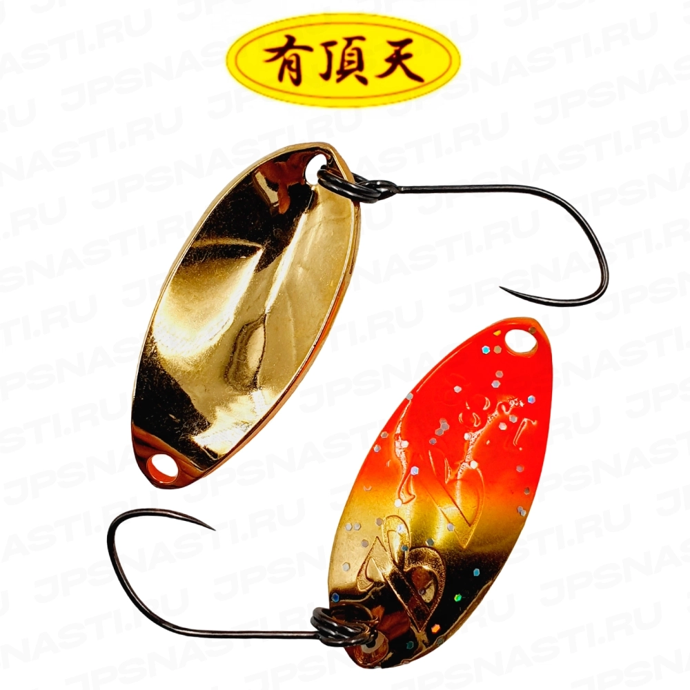 Колеблющаяся блесна ValkeIN Black Blast, 1.8 г, #Ikekei Gold (Uchoten Oricolor)