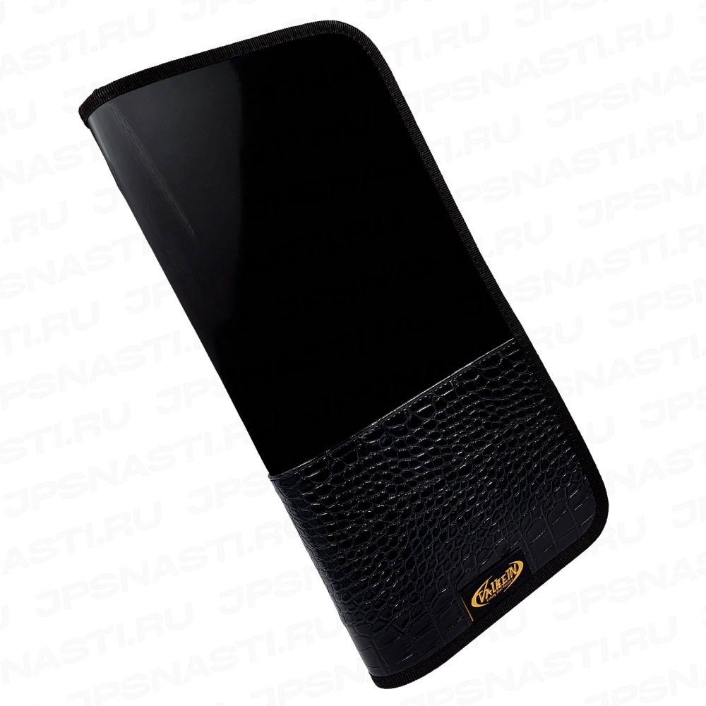 Кошелек для приманок Valkein Lure Wallet, XL (Single Zip), Black / Black