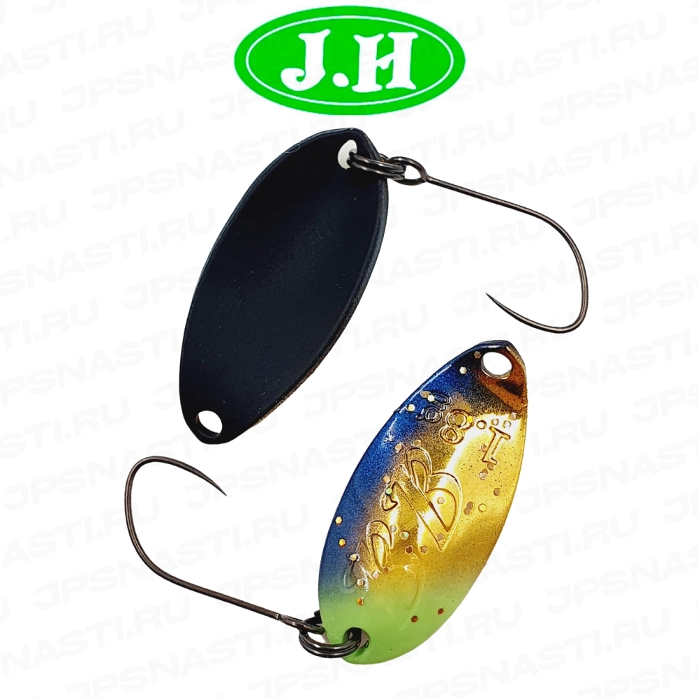 Колеблющаяся блесна ValkeIN Black Blast, 1.8 г, #Take Of The Gold Glow (J.H. Oricolor)