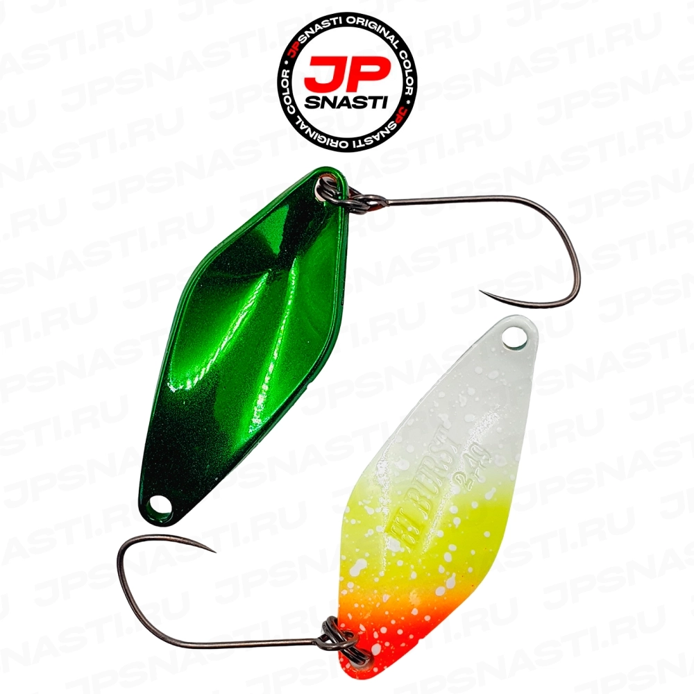 Колеблющаяся блесна ValkeIN Hi Burst, 2.4 гр, IZU-05 Pitaya Glow (Jpsnasti Oricolor)