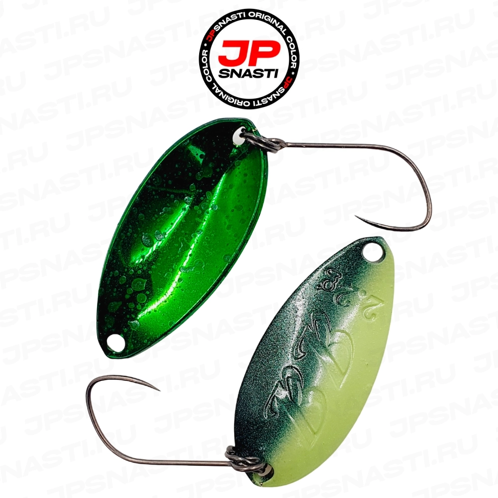 Колеблющаяся блесна ValkeIN Black Blast, 2.2 г, IZU-06 Glow Seed (Jpsnasti Oricolor)