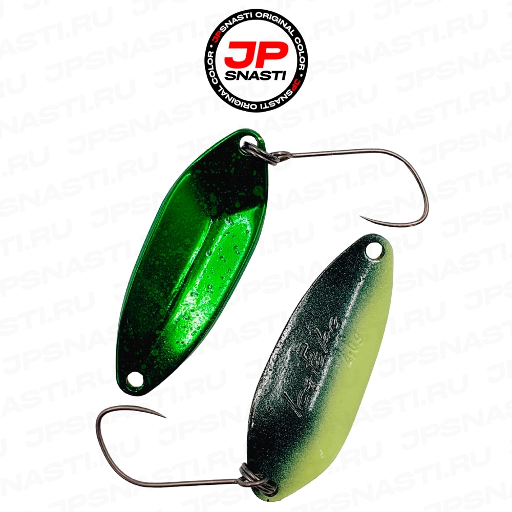 Колеблющаяся блесна ValkeIn Ice Fake, 2.6 гр, IZU-06 Glow Seed (Jpsnasti Oricolor)