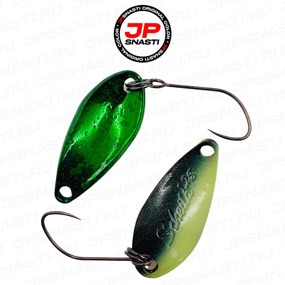 Колеблющаяся блесна ValkeIn Sсheila, 1.2 гр, IZU-06 Glow Seed (Jpsnasti Oricolor)