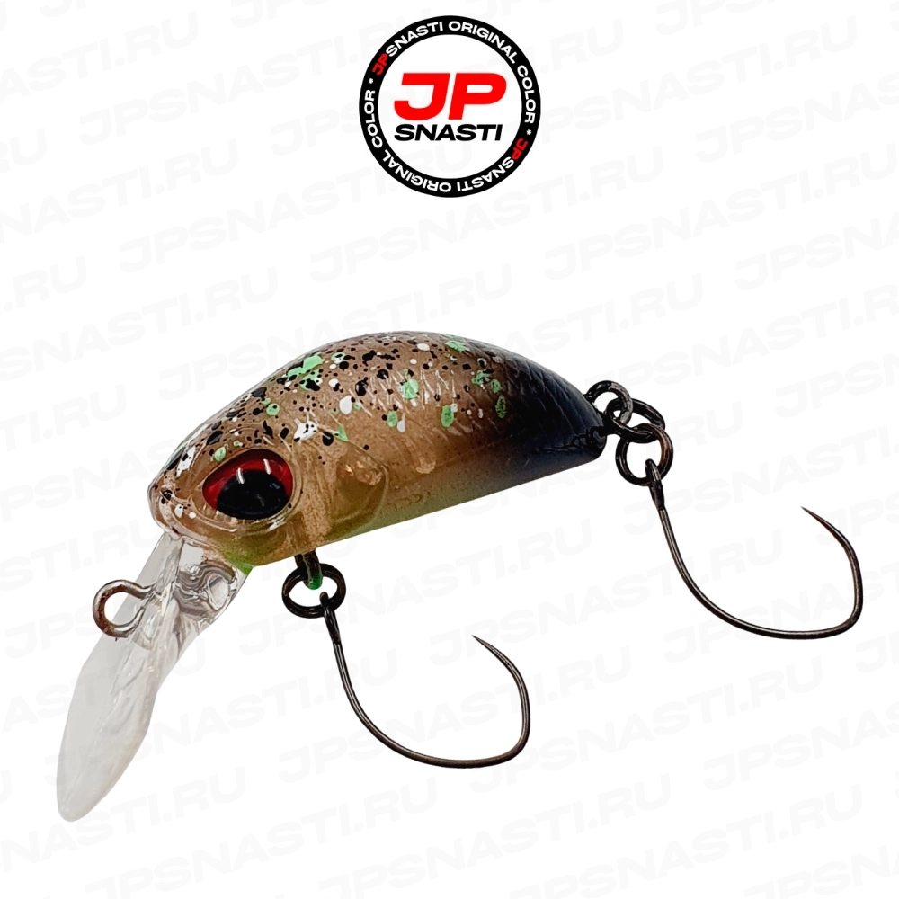 Воблер ValkeIN Kuga Nano S, 2.1 гр, LTD40 2025 Brown Stone Glow (Jpsnasti Oricolor)