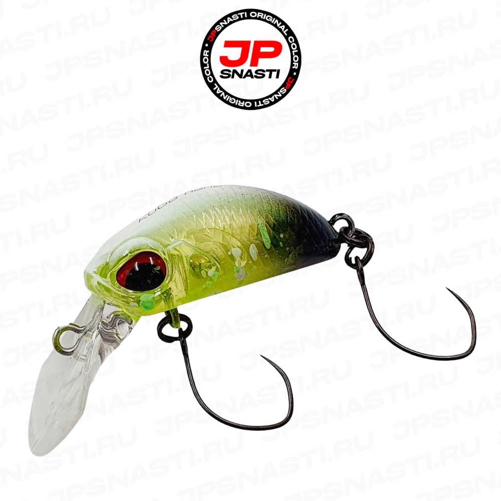 Воблер ValkeIN Kuga Nano S, 2.1 гр, LTD41 2025 DG Lime Glow (Jpsnasti Oricolor)