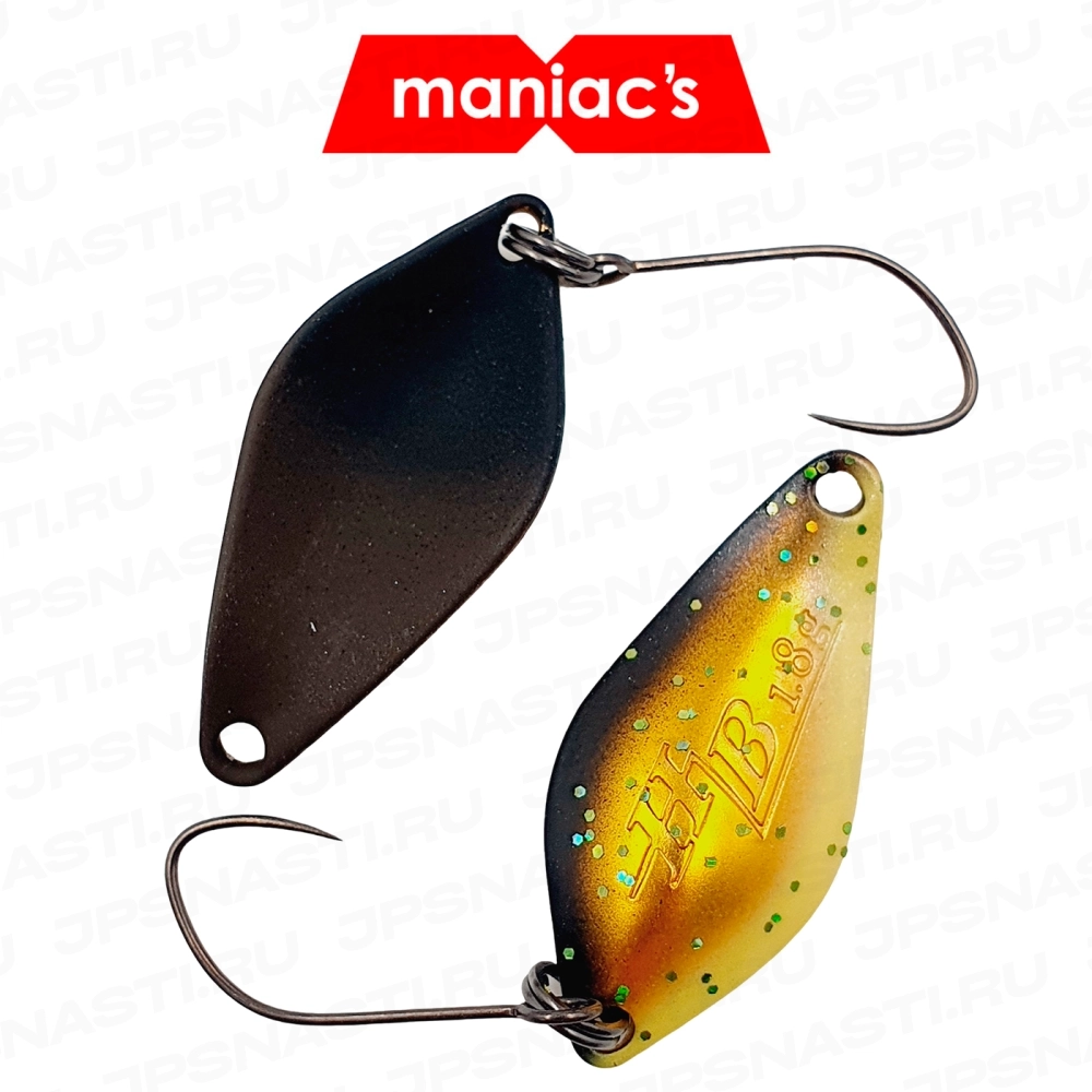 Колеблющаяся блесна ValkeIn Hi Burst, 1.8 гр, #S.M. Black Gold (Maniac's Oricolor)