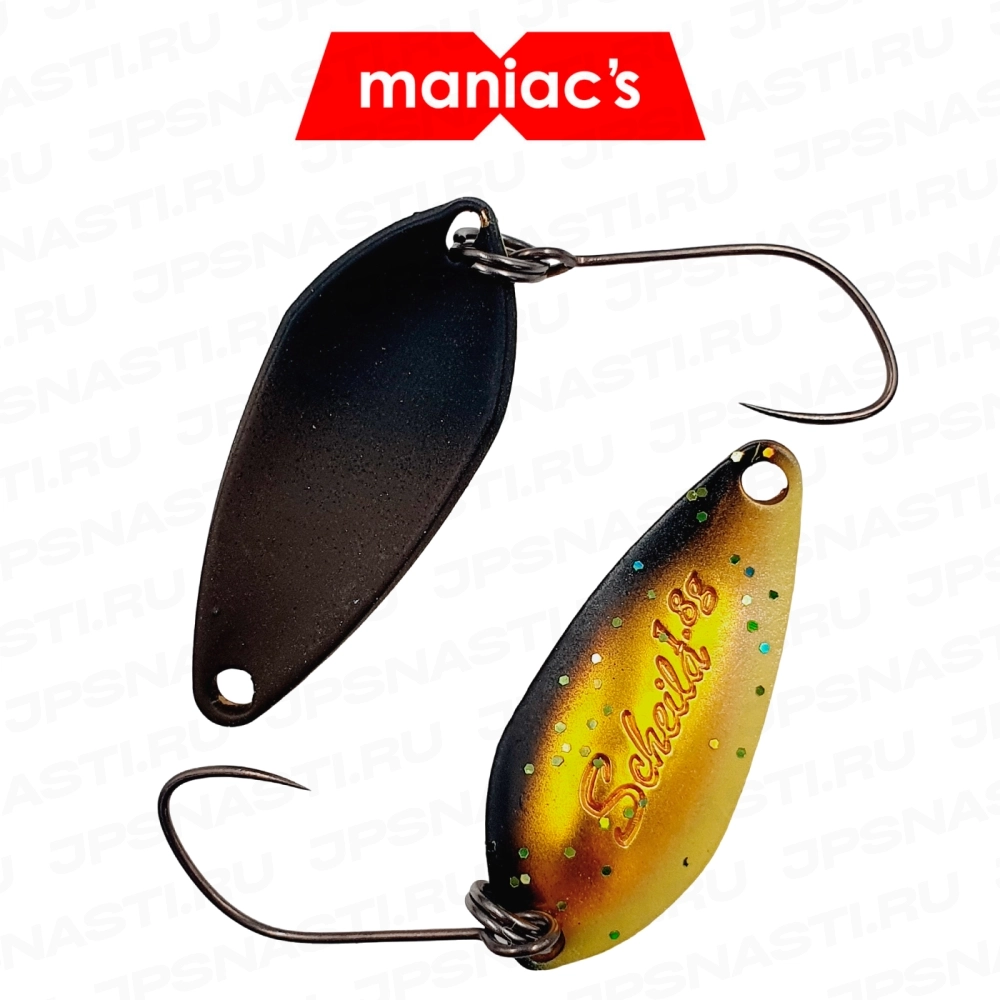 Колеблющаяся блесна ValkeIn Scheila, 1.8 гр, #S.M. Black Gold (Maniac's Oricolor)