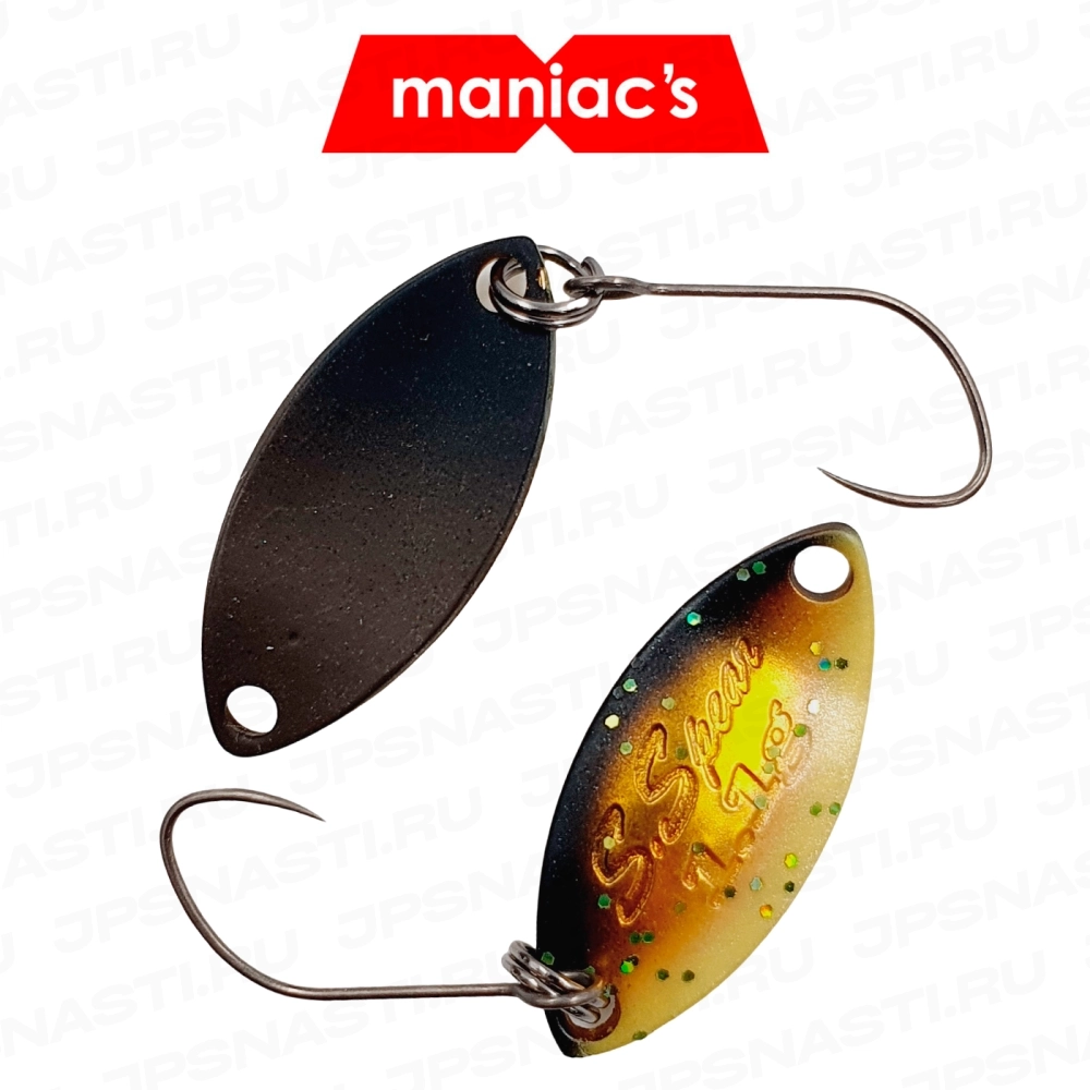 Колеблющаяся блесна ValkeIn Servant Spear, 1.1 г, #S.M. Black Gold (Maniac's Oricolor)