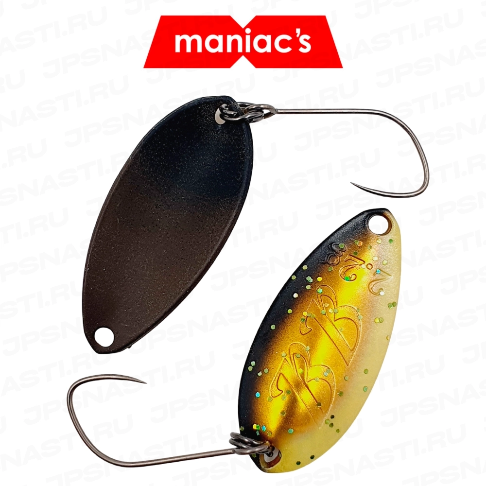 Колеблющаяся блесна ValkeIN Black Blast, 2.2 г, #S.M. Black Gold (Maniac's Oricolor)