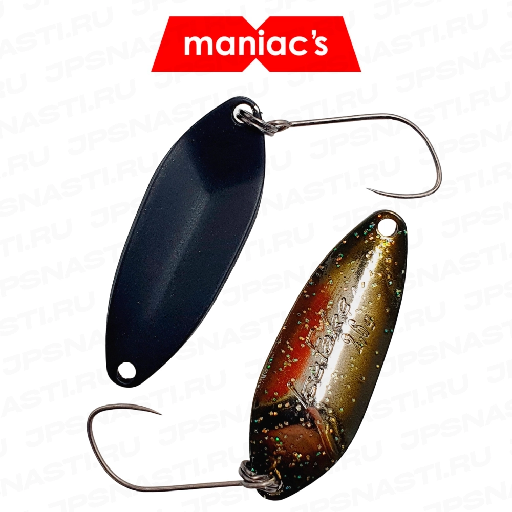 Колеблющаяся блесна ValkeIn Ice Fake, 2.6 гр, #Silver Leaf (Maniac's Oricolor)