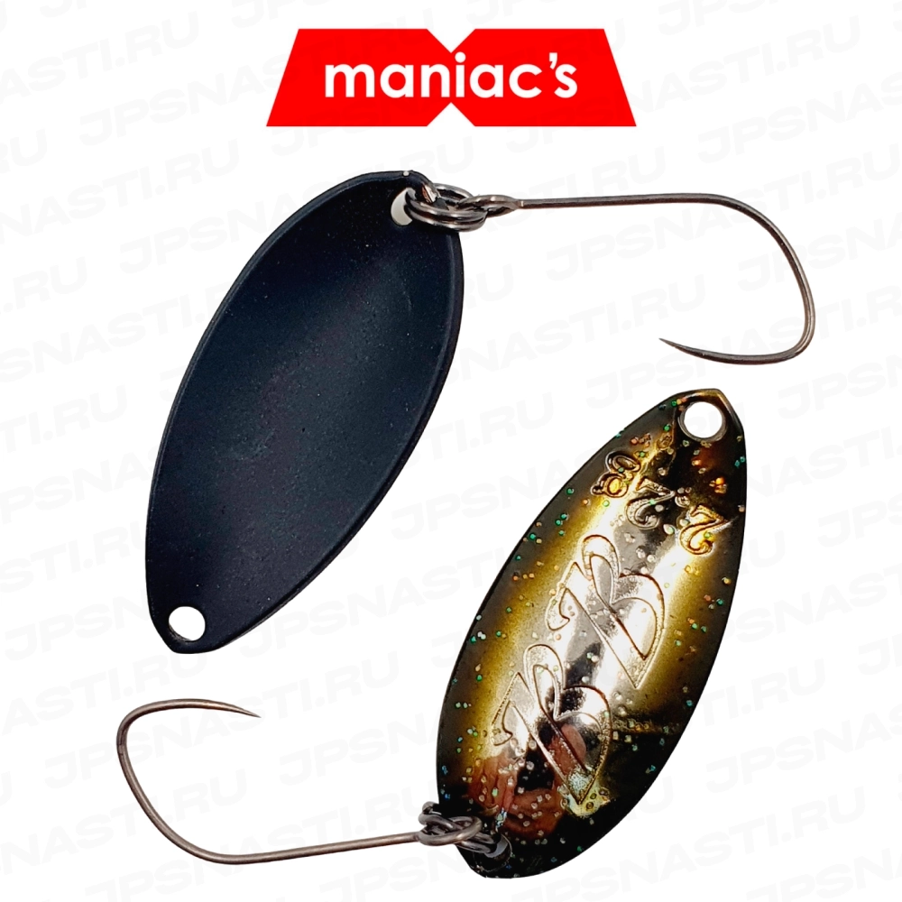 Колеблющаяся блесна ValkeIN Black Blast, 2.2 г, #Silver Leaf (Maniac's Oricolor)
