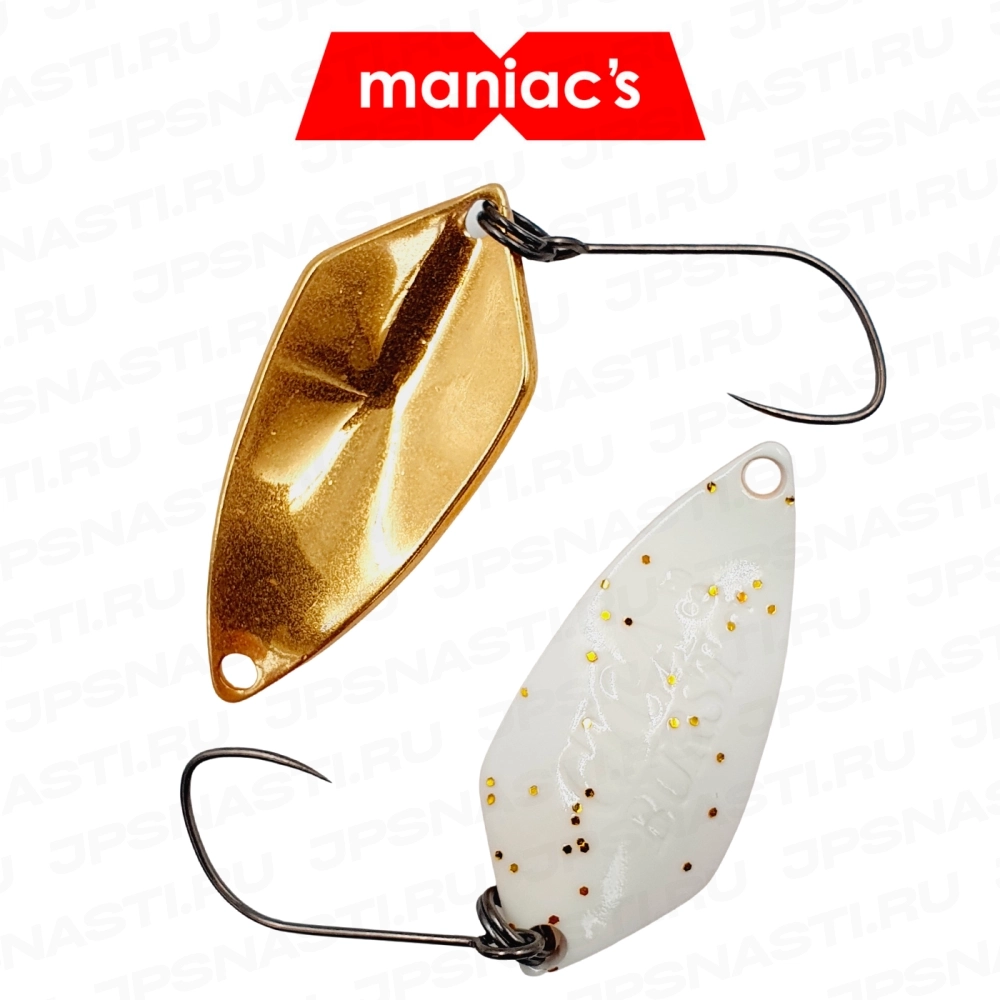 Колеблющаяся блесна ValkeIN Giga Burst, 2.8 гр, #AJM2-G G.Glow (Maniac's Oricolor)