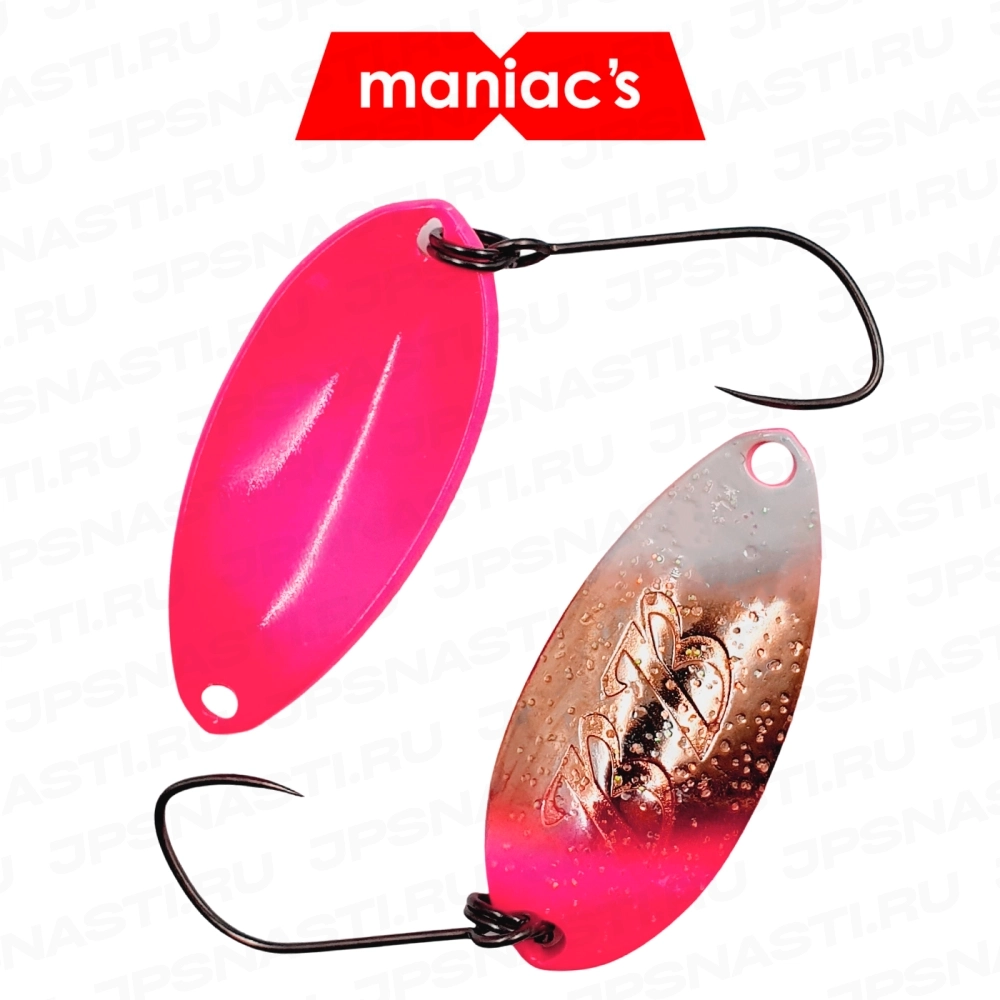 Колеблющаяся блесна ValkeIN Black Blast, 1.8 г, #Bright Fluorescent Pink (Maniac's Oricolor)