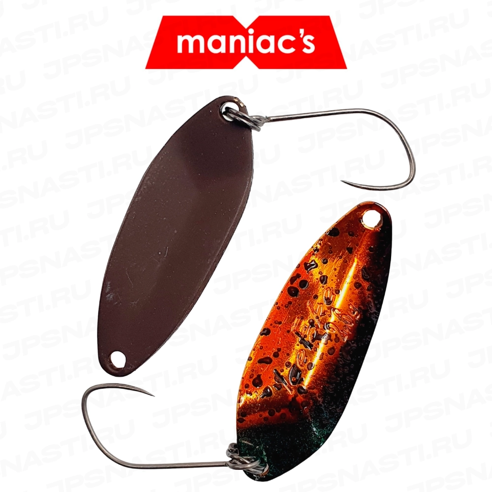 Колеблющаяся блесна ValkeIn Ice Fake, 2.6 гр, #Delicious creme brulee (Maniac's Oricolor)