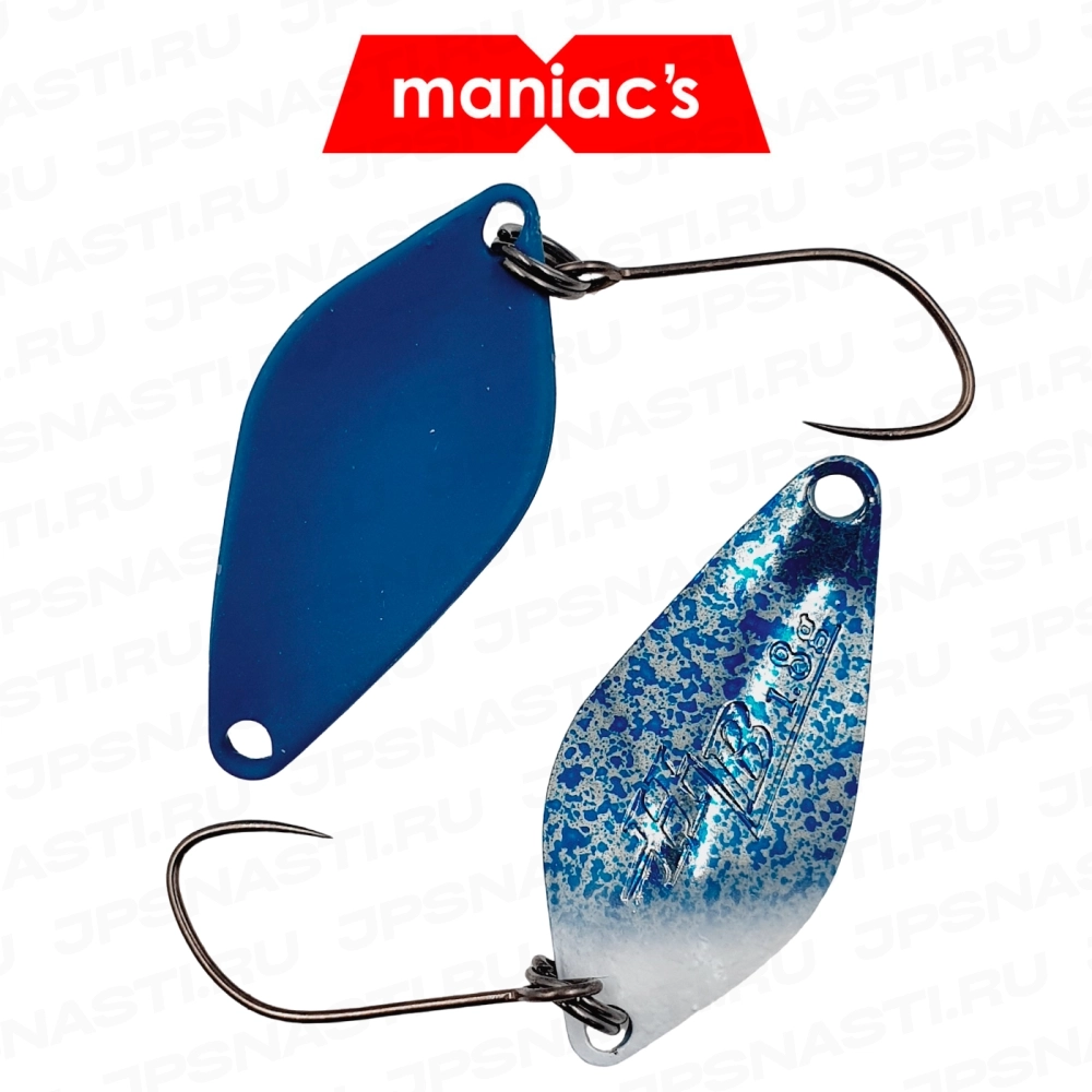 Колеблющаяся блесна ValkeIn Hi Burst, 1.8 гр, #Cobalt Blue (Maniac's Oricolor)